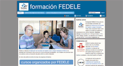 Desktop Screenshot of formacion.fedele.org